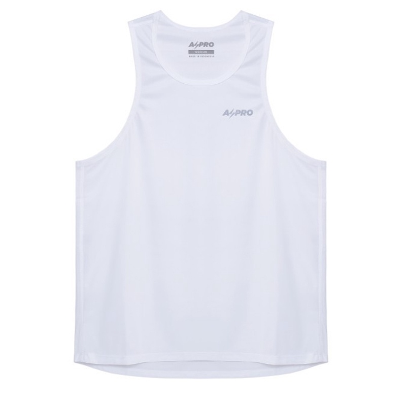 Jual Baju Lari Aspro Aspro Club Singlet White Original Aspro-Clubsinglet-Wh - v3.ncrsport.com