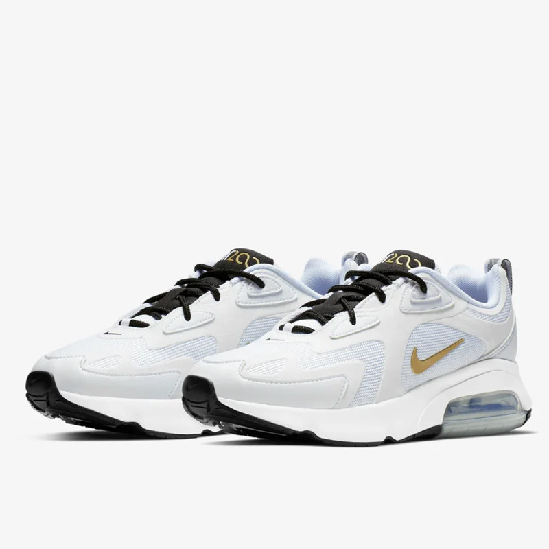 Jual Sepatu Sneakers Wanita Nike Wmns Air Max 200 White Gold Original At6175-102 - v3.ncrsport.com