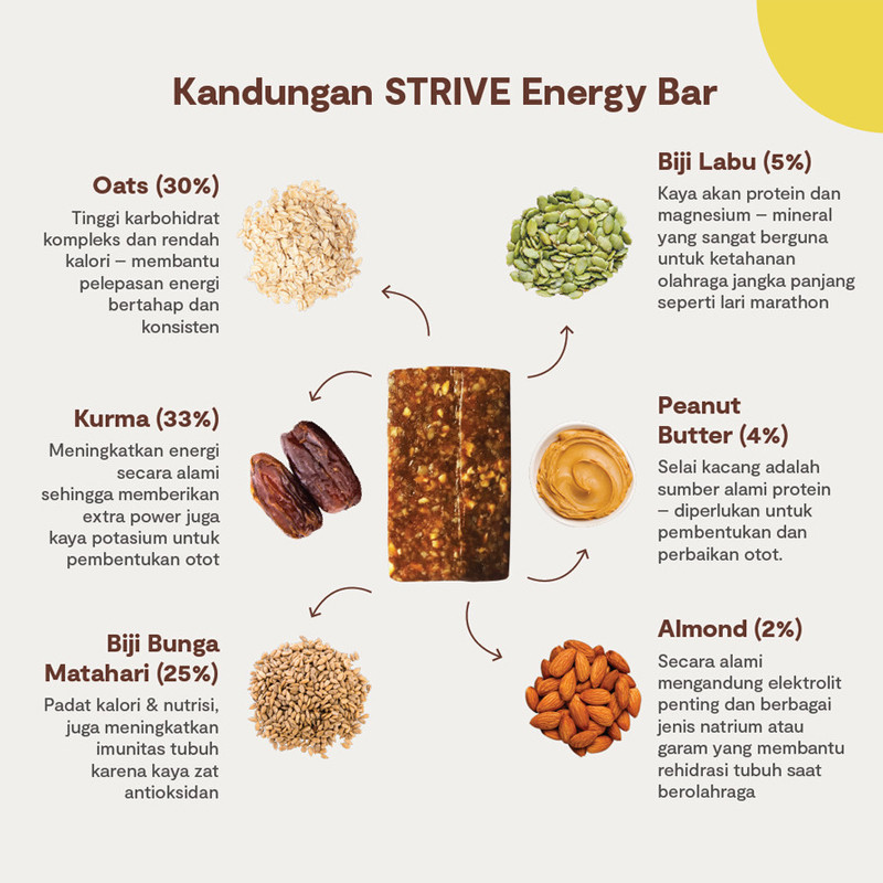 Jual Suplemen Lari Strive Energy Bar Bite Size Coco Pandan Multicolor Original Barbite-Cpandan - v3.ncrsport.com