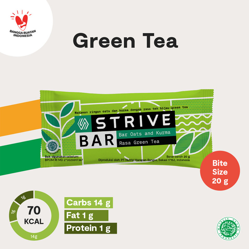 Jual Suplemen Lari Strive Energy Bar Bite Size Green Tea Green Original Barbite-Gtea - v3.ncrsport.com