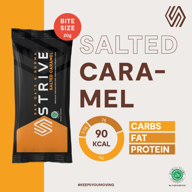 Jual Suplemen Lari Strive Energy Bar Bite Size Salted Caramel Multicolor Original Barbite-Scaramel - v3.ncrsport.com