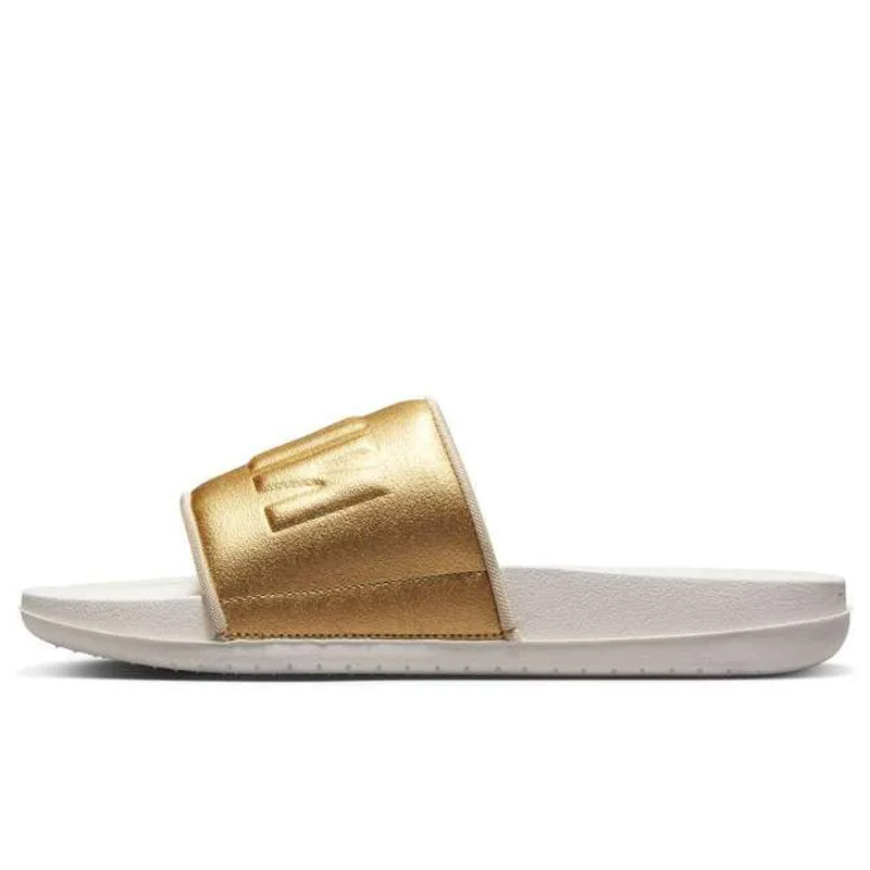 Jual Sandal Sneakers Wanita Nike Wmns Offcourt Slides Gold Original Bq4632-108 - v3.ncrsport.com