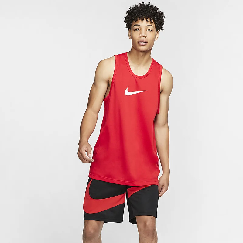 Jual Baju Basket Nike Dri-Fit Crossover Sleeveless Tee Red Original Bv9388-657 - v3.ncrsport.com