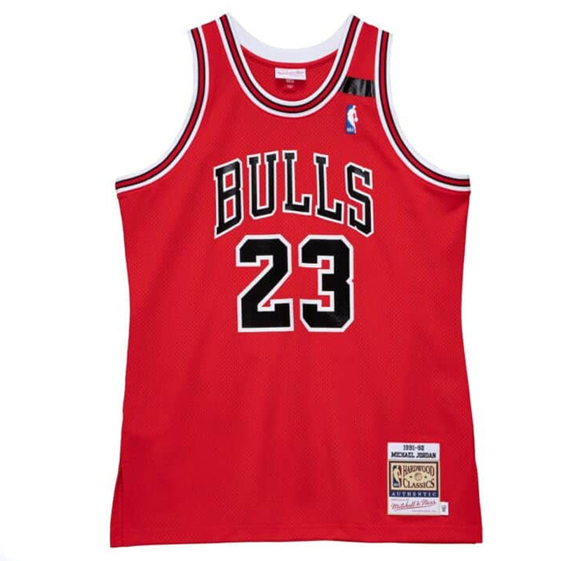 Jual Baju Basket Mitchell N Ness Authentic Michael Jordan Chicago Bulls 1991-92 Jersey Red Original Cbu91Mjounrd - v3.ncrsport.com