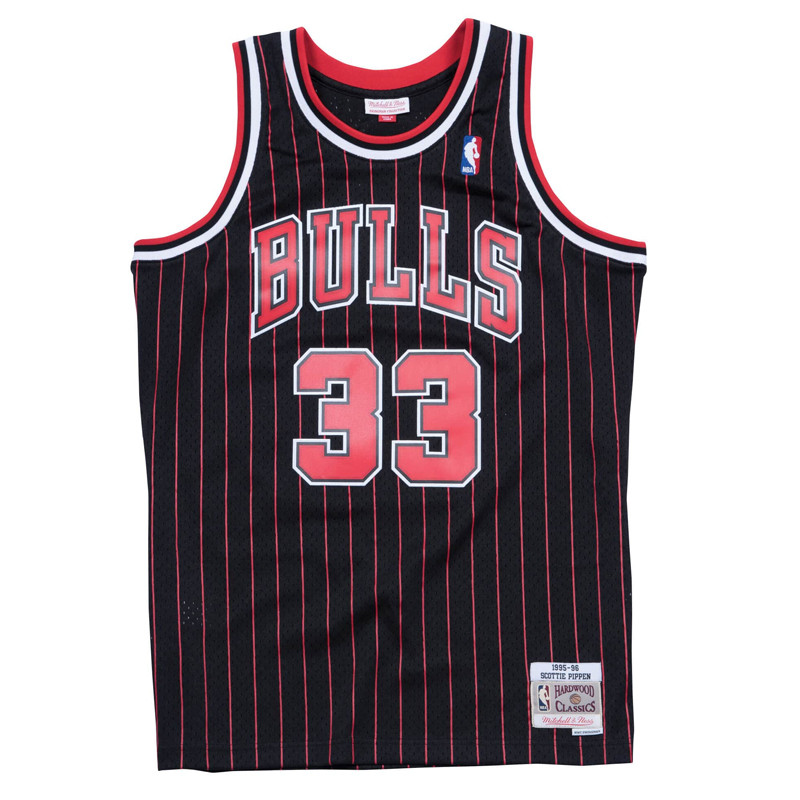 Jual Baju Basket Mitchell N Ness Scottie Pippen Chicago Bulls Alternate 1995-96 Swingman Jersey Black Red Original Cbublck95Spi - v3.ncrsport.com