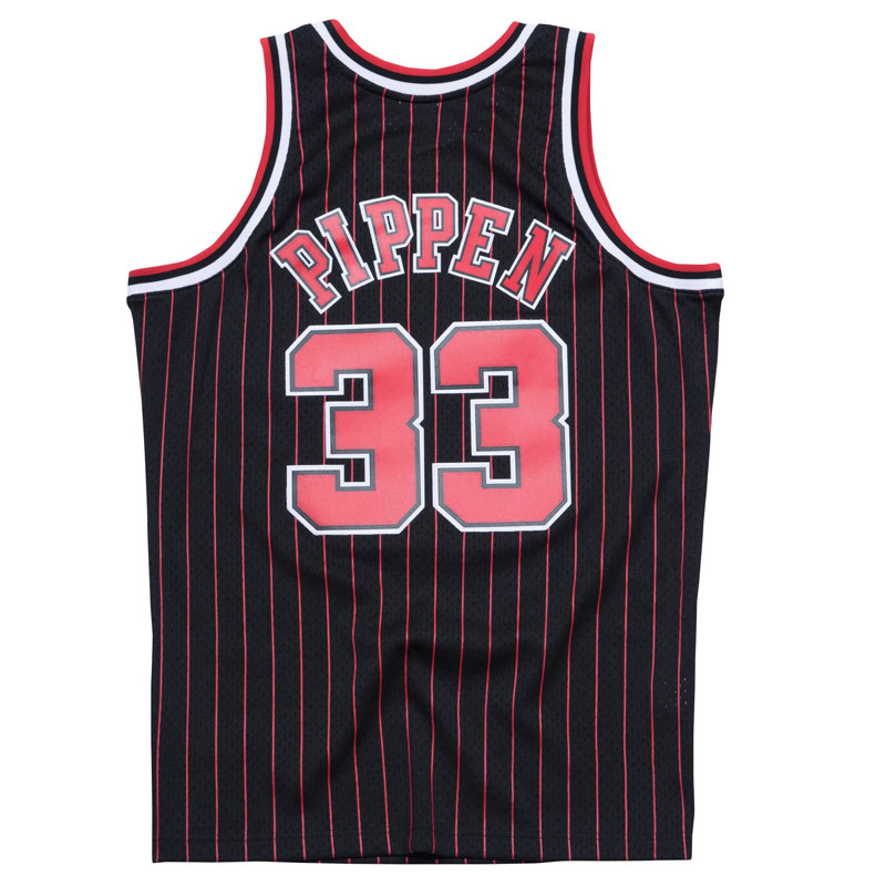 Jual Baju Basket Mitchell N Ness Scottie Pippen Chicago Bulls Alternate 1995-96 Swingman Jersey Black Red Original Cbublck95Spi - v3.ncrsport.com