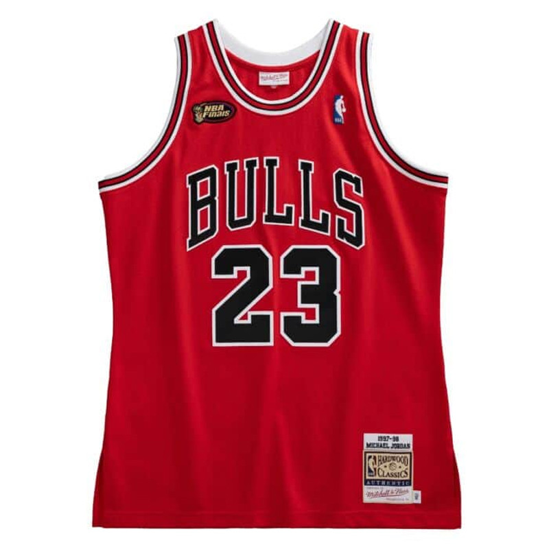 Jual Baju Basket Mitchell N Ness Authentic Michael Jordan Chicago Bulls 1997-98 Jersey Red Original Cbuunrd97Mjo - v3.ncrsport.com