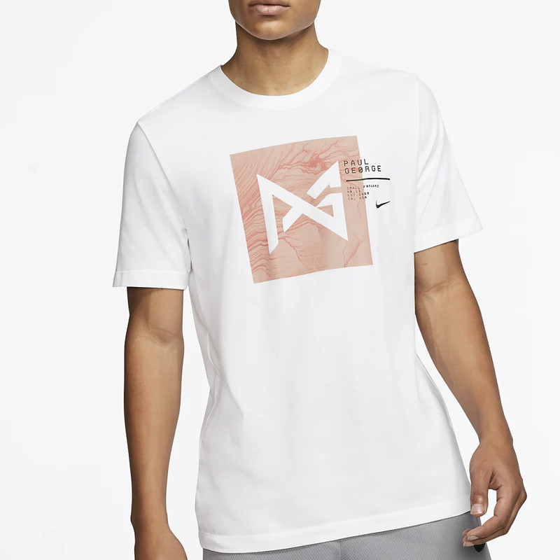Jual Baju Basket Nike Paul George Dry Tee White Original Cd1122-100 - v3.ncrsport.com