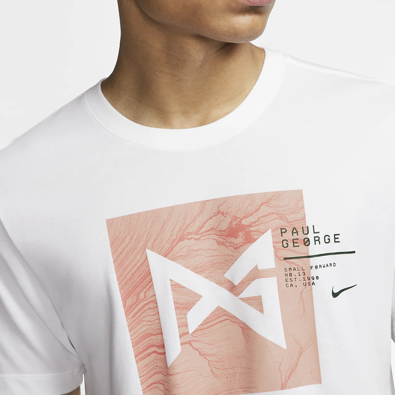 Jual Baju Basket Nike Paul George Dry Tee White Original Cd1122-100 - v3.ncrsport.com