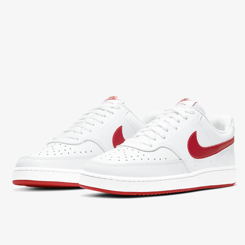 Jual Sepatu Sneakers Nike Court Vision Low White Red Original Cd5463-102 - v3.ncrsport.com