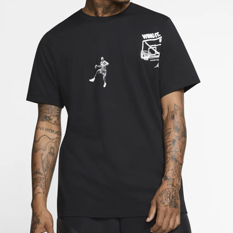 Jual Baju Basket Air Jordan Photo Wing It Ss Crew Tee Black Original Cd5644-010 - v3.ncrsport.com