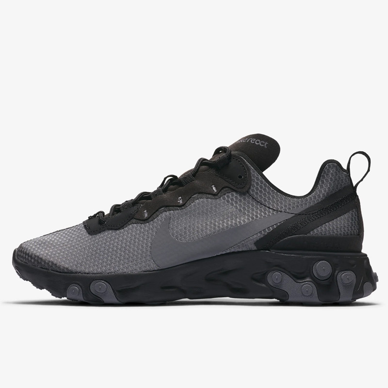 Beli Sepatu Sneakers Nike React Element 55 Se Black Dark Grey Original Ci3831-001