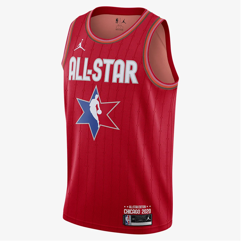 Jual Baju Basket Air Jordan Lebron James Nba All-Star Swingman Jersey Red Original Cj1063-657 - v3.ncrsport.com