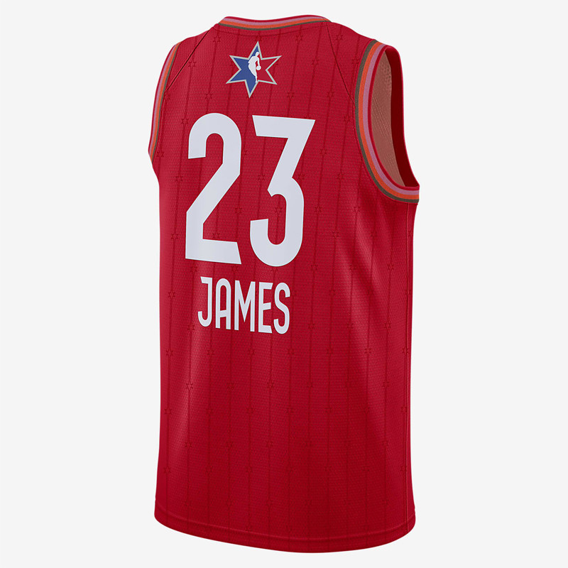 Jual Baju Basket Air Jordan Lebron James Nba All-Star Swingman Jersey Red Original Cj1063-657 - v3.ncrsport.com