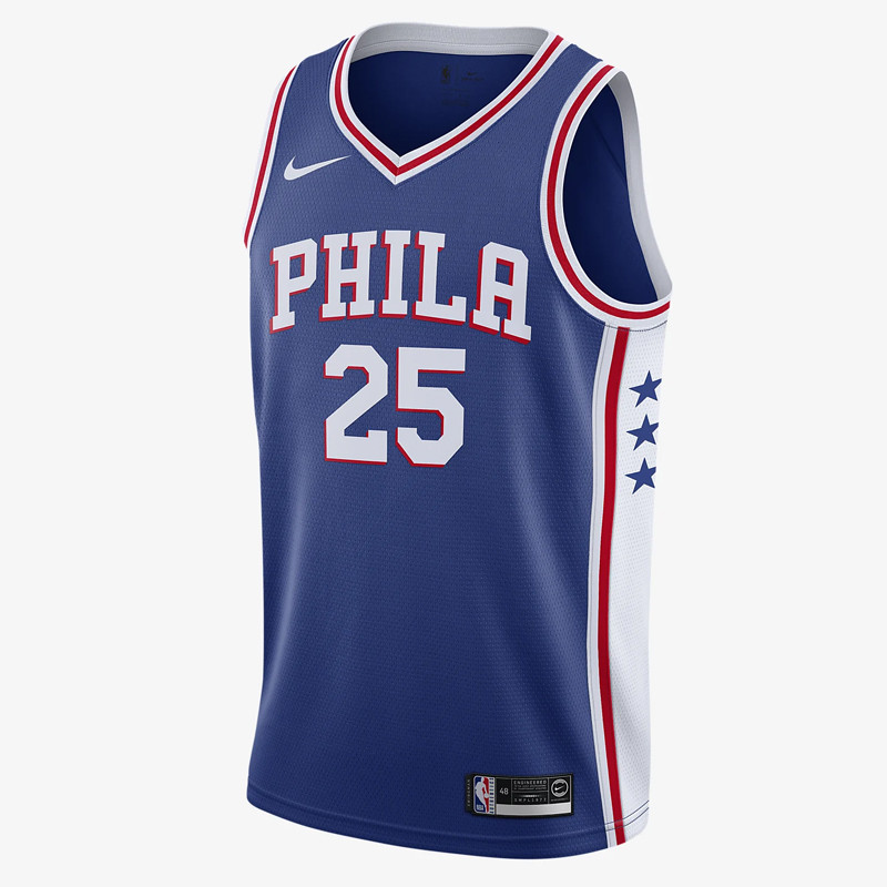 Jual Baju Basket Nike Ben Simmons Icon Edition Swingman Jersey Blue Original Cj7678-497 - v3.ncrsport.com