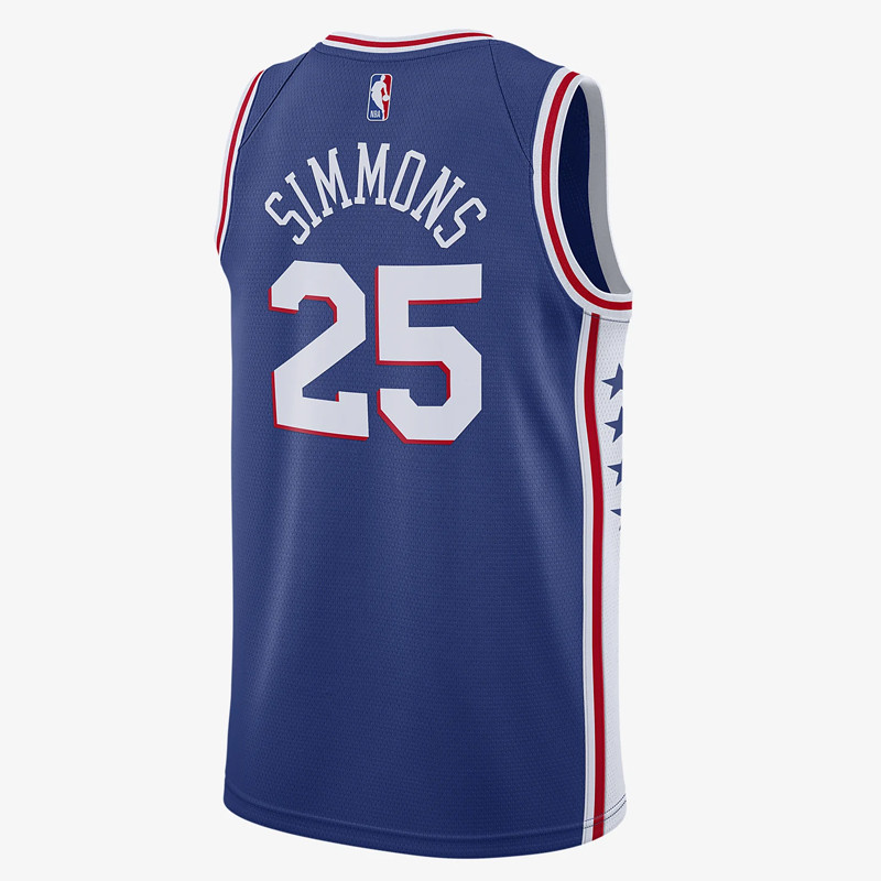 Jual Baju Basket Nike Ben Simmons Icon Edition Swingman Jersey Blue Original Cj7678-497 - v3.ncrsport.com