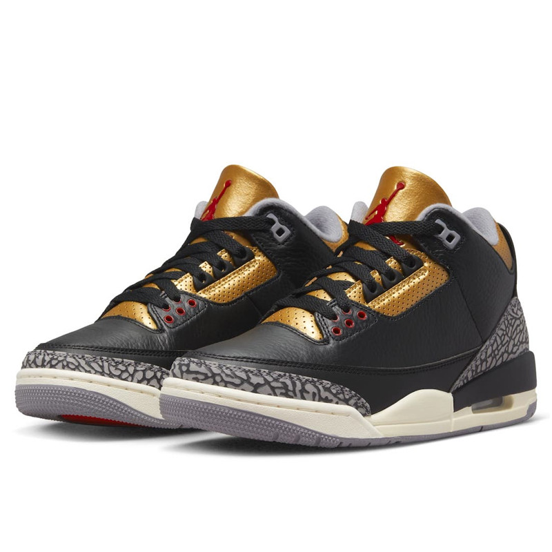 Jual Sepatu Basket Wanita Air Jordan Wmns Aj 3 Retro Black Gold Original Ck9246-067 - v3.ncrsport.com