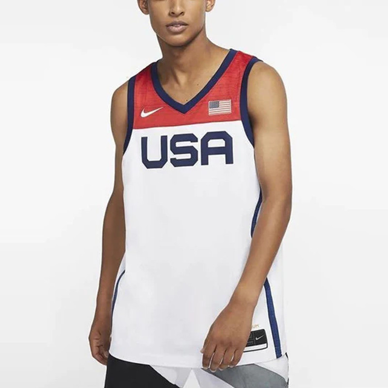 Jual Baju Basket Nike Usa National Team Fiba Jersey White Original Cq0147-100 - v3.ncrsport.com