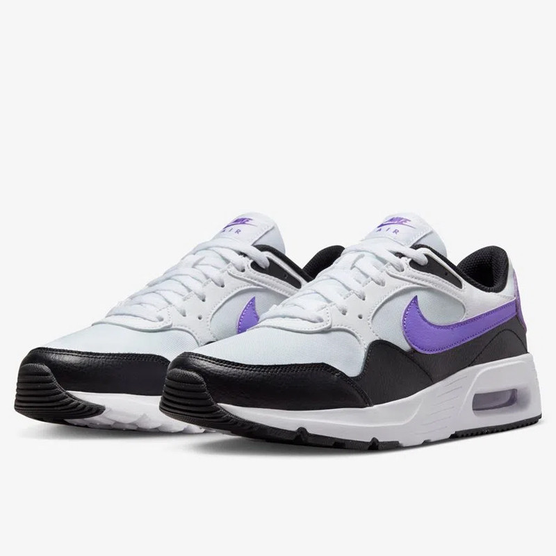 Jual Sepatu Sneakers Nike Air Max Sc White Purple Original Cw4555-111 ...