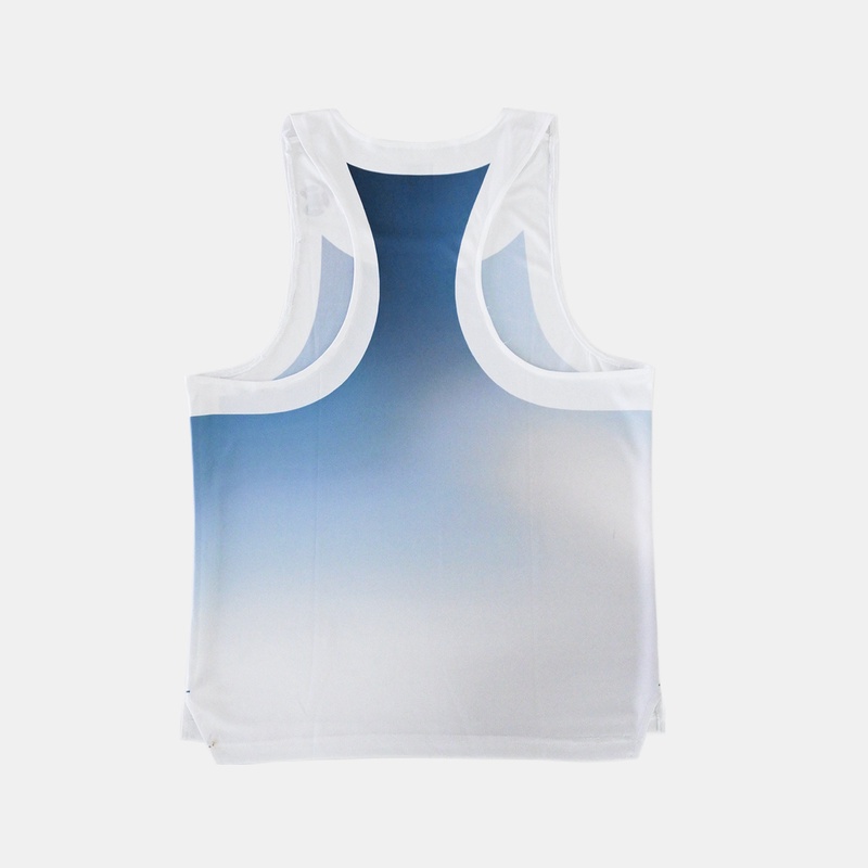 Jual Baju Lari Rechampx Race Tank Top White-Blue Original Cx-R020214-414 - v3.ncrsport.com