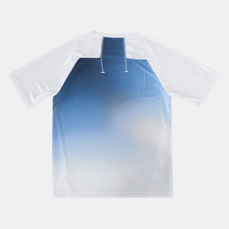 Jual Baju Lari Rechampx Race Short Sleeves Top White-Blue Original Cx-R030214-414 - v3.ncrsport.com