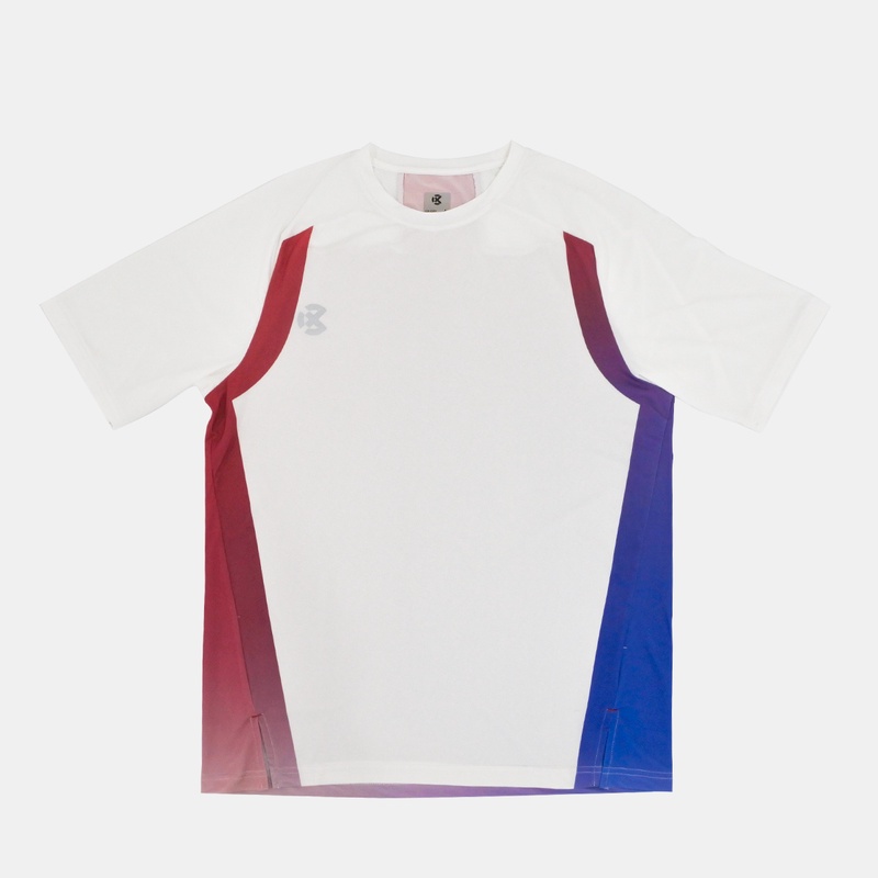 Jual Baju Lari Rechampx Race Short Sleeves Top White- Red - Blue Original Cx-R030214-614 - v3.ncrsport.com