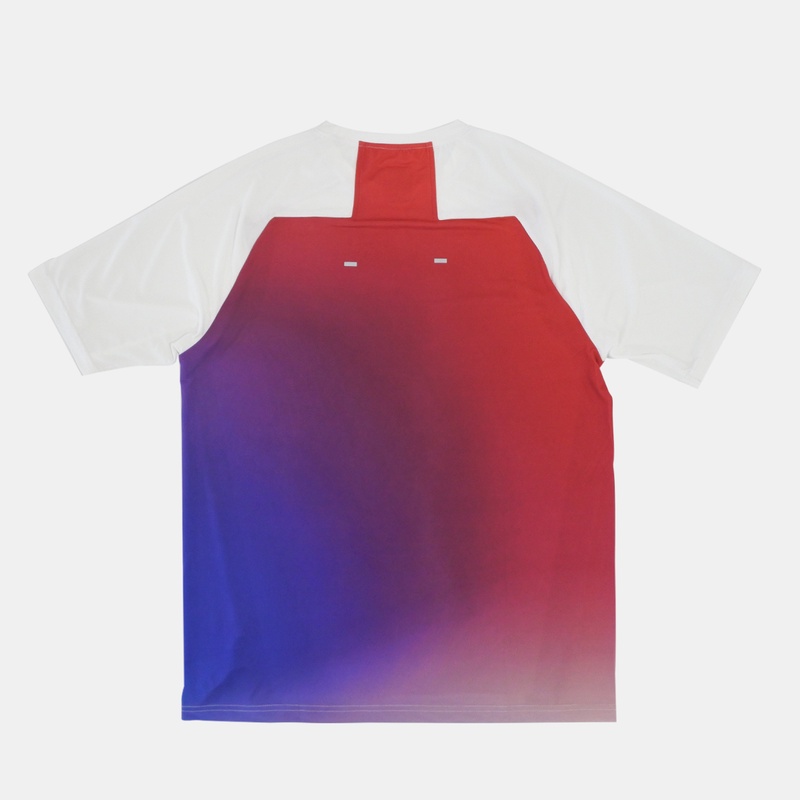 Jual Baju Lari Rechampx Race Short Sleeves Top White- Red - Blue Original Cx-R030214-614 - v3.ncrsport.com