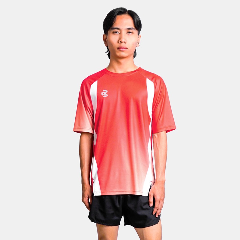 Jual Baju Lari Rechampx Race Short Sleeves Top Red - White Original Cx-R030314-610 - v3.ncrsport.com