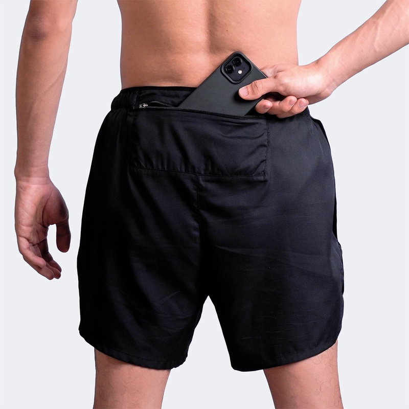 Jual Celana Lari Rechampx 4 Inch Race Shorts Black White Original Cx-R070104-001 - v3.ncrsport.com