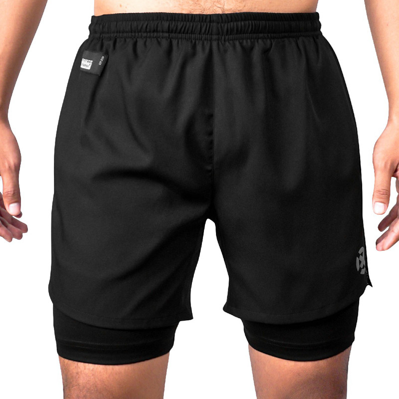 Jual Celana Lari Rechampx Core 5 Inch 2-In-1 Running Shorts Black Original Cx-R080204-001 - v3.ncrsport.com