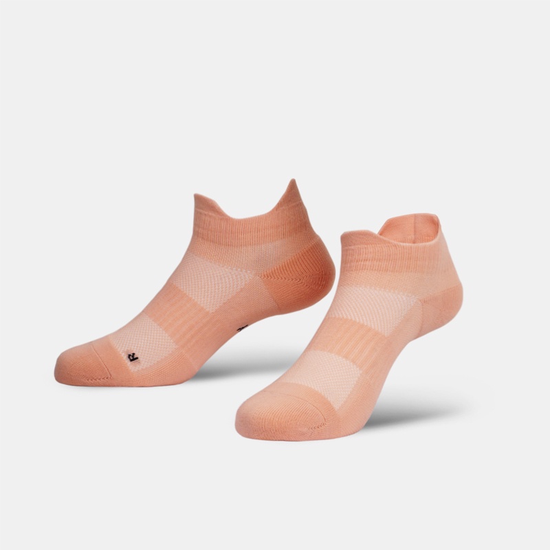 Beli Kaos Kaki Lari Rechampx Dly Run Low Cut Socks 1X Peach Original Cx-R250105-693