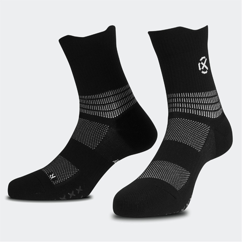 Beli Kaos Kaki Lari Rechampx Trc-Run Quarter Sock Black Original Cx-R270105-001