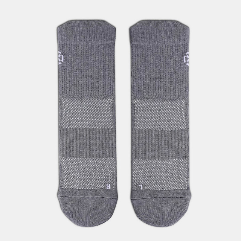 Jual Kaos Kaki Lari Rechampx Dly-Run Quarter Socks 1X Grey White Original Cx-R270205-841 - v3.ncrsport.com