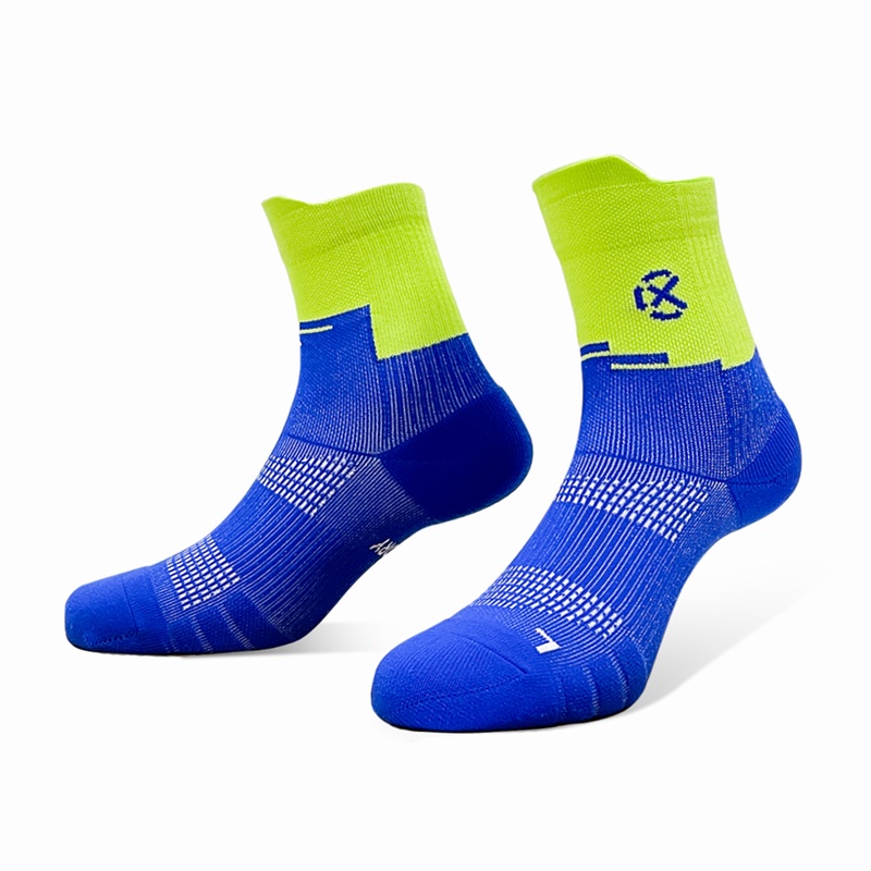 Jual Kaos Kaki Lari Rechampx Flw-Run Quarter Socks 1X Volt - Blue Original Cx-R270305-714 - v3.ncrsport.com