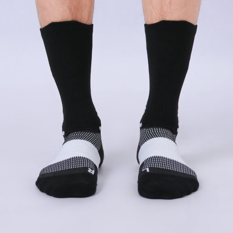 Jual Kaos Kaki Lari Rechampx Pwr-Run Crew Socks 1X Black White Original Cx-R280105-010 - v3.ncrsport.com