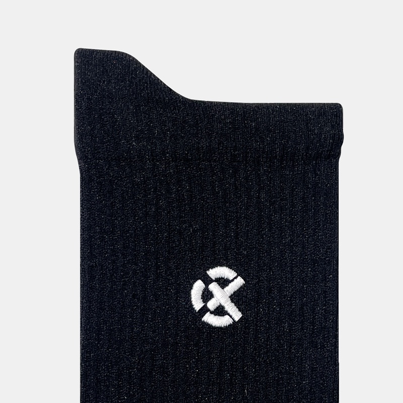 Jual Kaos Kaki Lari Rechampx Pwr-Run Crew Socks 1X Black White Original Cx-R280105-010 - v3.ncrsport.com