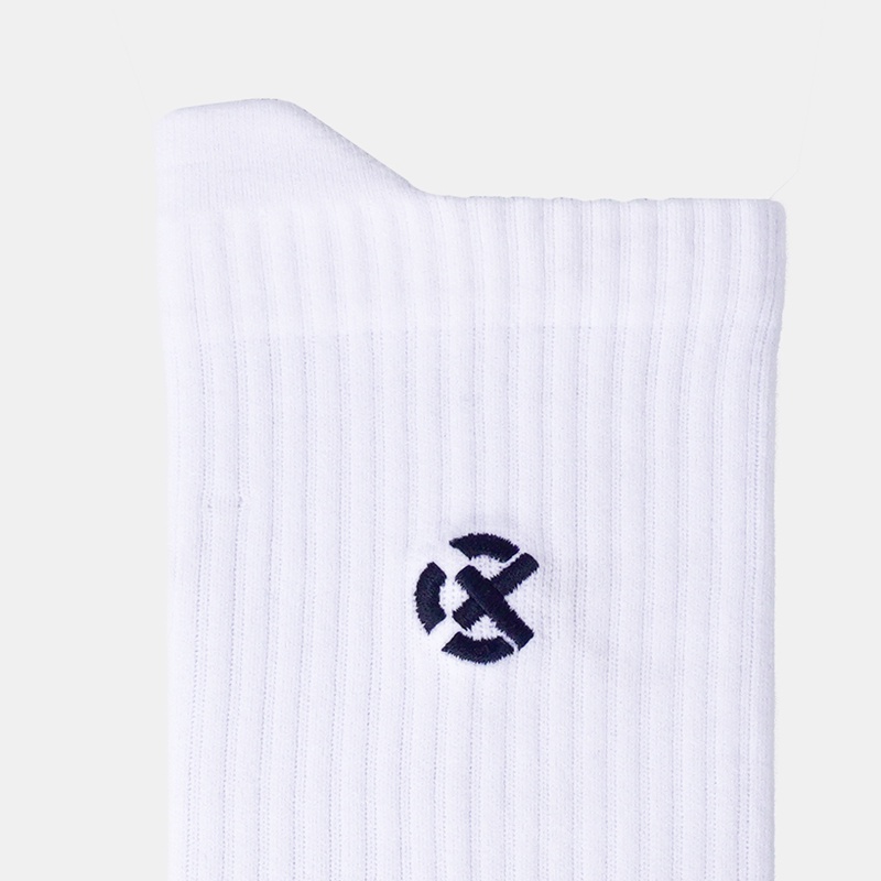 Jual Kaos Kaki Lari Rechampx Pwr-Run Crew Socks 1X White/Grey Original Cx-R280105-101 - v3.ncrsport.com