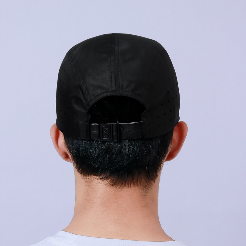 Jual Topi Lari Rechampx Race Cap Black - White Original Cx-R320309-001 - v3.ncrsport.com