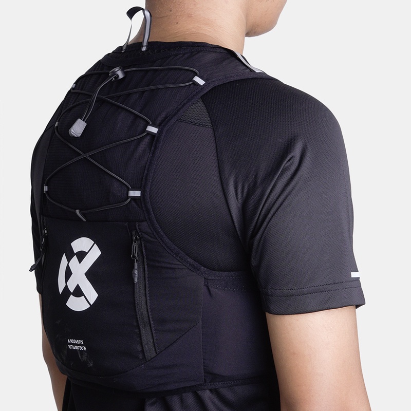 Jual Tas Lari Rechampx Hydration Backpack Vest 4L Black - White Original Cx-R430108-001 - v3.ncrsport.com