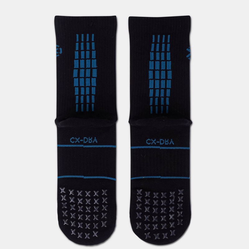 Jual Kaos Kaki Lari Rechampx City Run Trc Crew Socks 1X Black Teal Original Cx-Rc12805-043 - v3.ncrsport.com