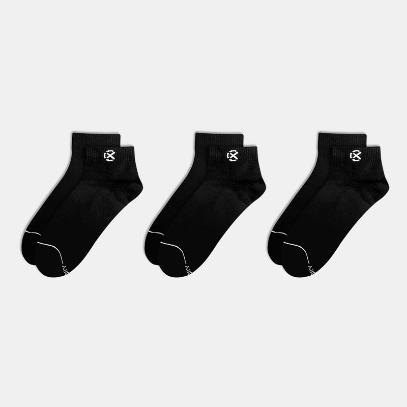 Jual Kaos Kaki Basket Rechampx Cushioned Low-Cut Socks 3X Black Original Cx-S100101-001 - v3.ncrsport.com