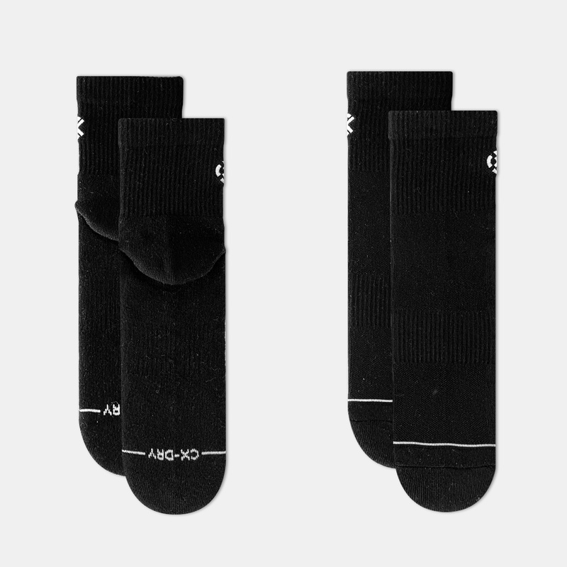 Jual Kaos Kaki Basket Rechampx Cushioned Quarter Socks 3X Black - White Original Cx-S120205-001 - v3.ncrsport.com