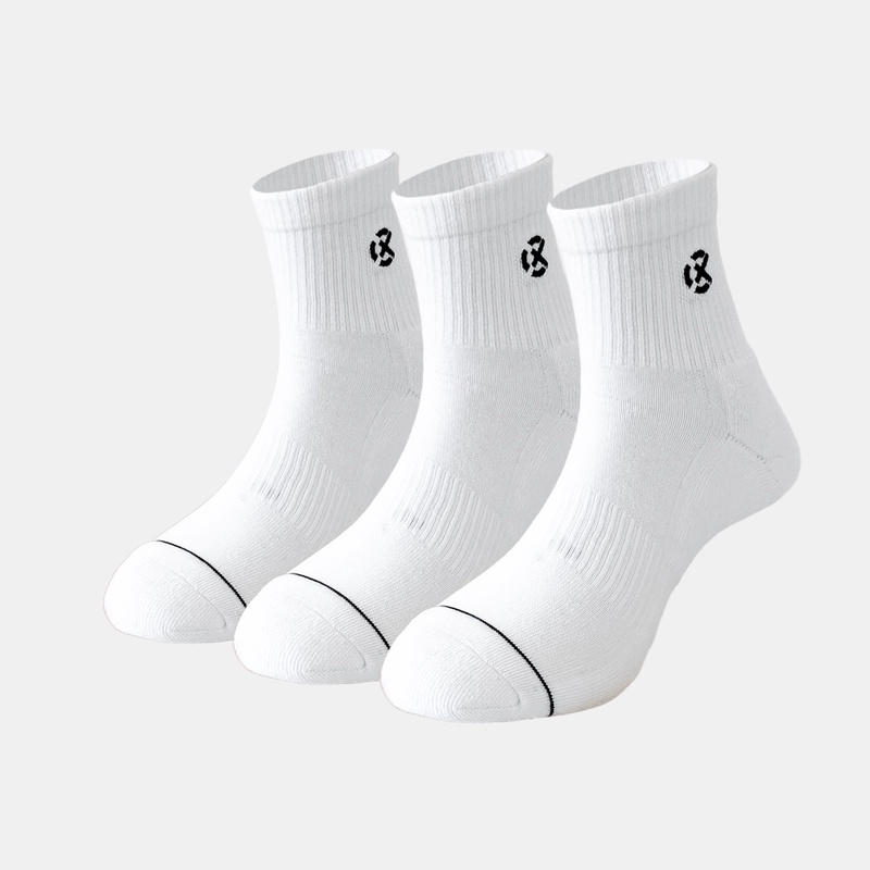 Jual Kaos Kaki Basket Rechampx Cushioned Quarter Socks 3X White Original Cx-S120205-100 - v3.ncrsport.com