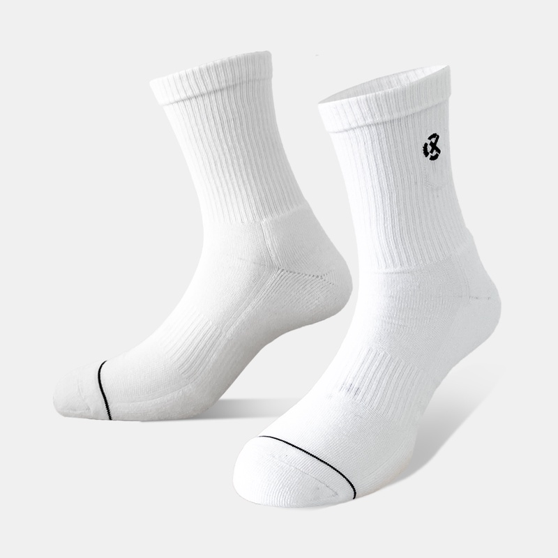 Jual Kaos Kaki Basket Rechampx Cushioned Crew Socks 3X White Original Cx-S130205-100 - v3.ncrsport.com