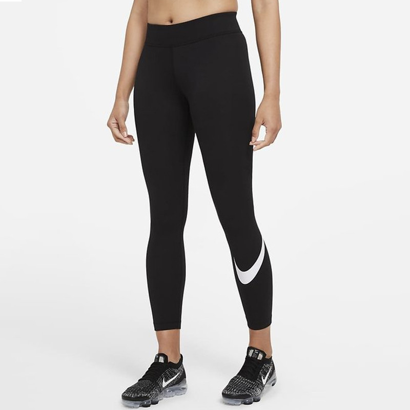 Jual Celana Training Wanita Nike Wmns Nsw Essential Swoosh Tights Black Original Cz8531-010 - v3.ncrsport.com