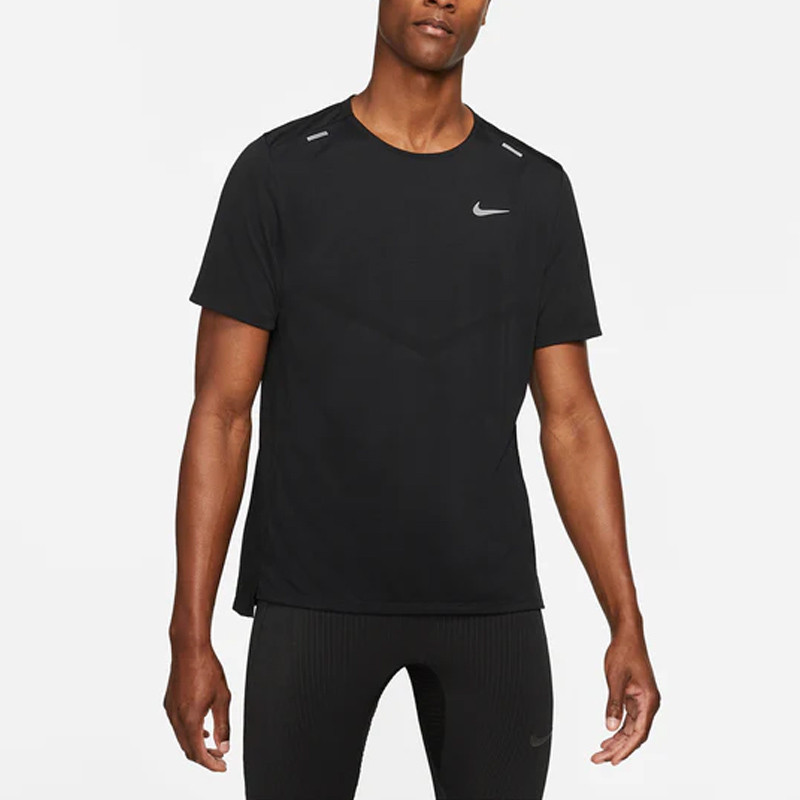 Jual Baju Lari Nike Dri-Fit Rise 365 Ventilate Soft Tee Black Original Cz9185-013 - v3.ncrsport.com