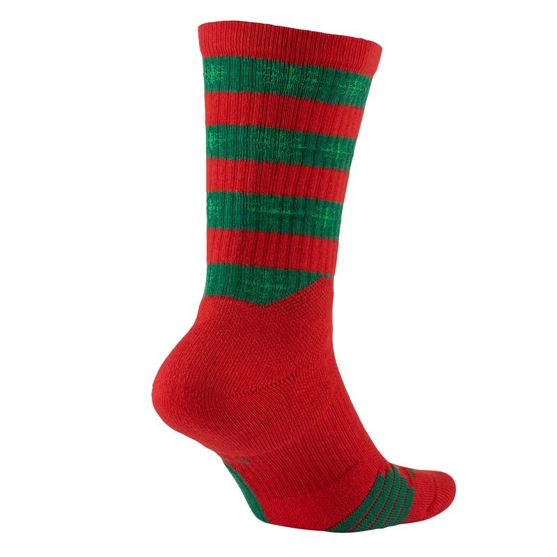 Jual Kaos Kaki Basket Nike Elite Xmas Crew Socks Red Xmas Original Da5097-657 - v3.ncrsport.com