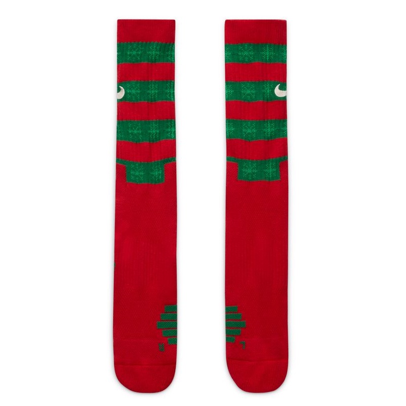 Jual Kaos Kaki Basket Nike Elite Xmas Crew Socks Red Xmas Original Da5097-657 - v3.ncrsport.com