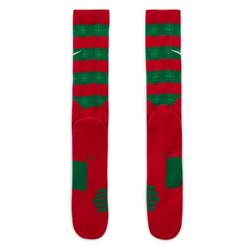 Jual Kaos Kaki Basket Nike Elite Xmas Crew Socks Red Xmas Original Da5097-657 - v3.ncrsport.com