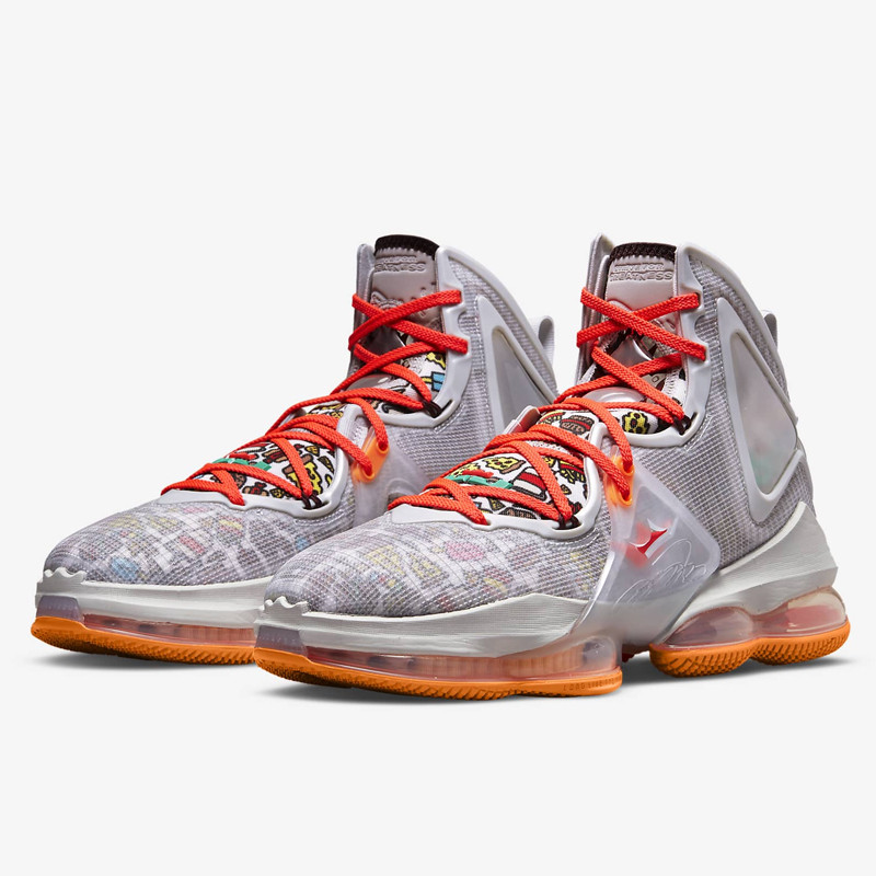 Jual Sepatu Basket Nike Lebron 19 Fast Food Grey Fog Original Dc9339-001 - v3.ncrsport.com